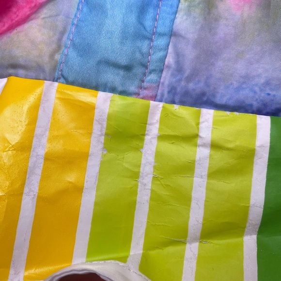 EUC! Polaroid Women Tie Dye Retro Hoodie Windbreaker Jacket Size M - Picture 8 of 8